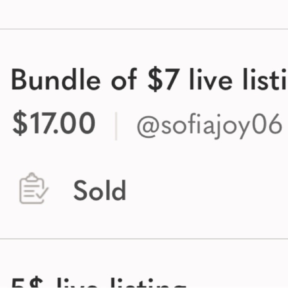 Bundle of Live Listings for Sofía joy
